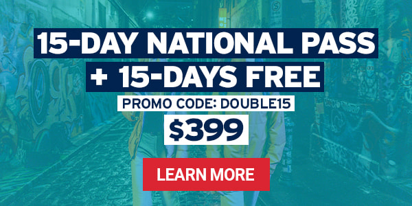 15-Day National Whimit Travel Pass